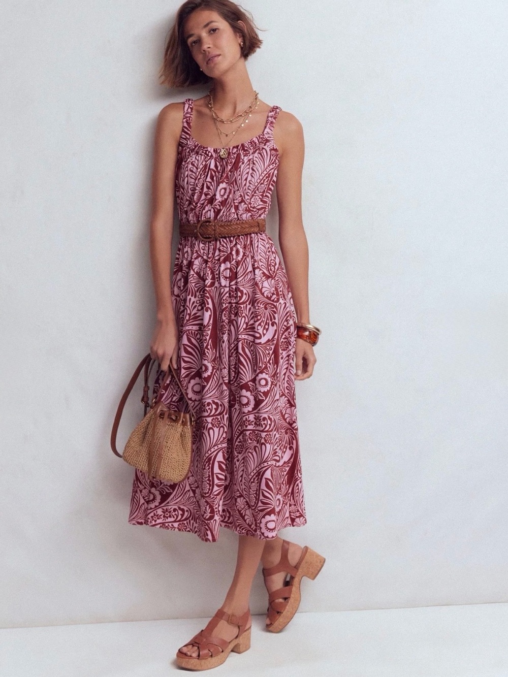 Boden Scoop Neck Jersey Dress